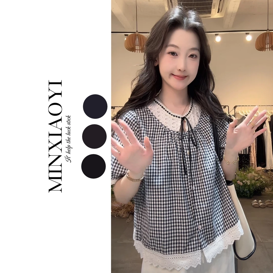 闵笑一【时间倒叙】设计款春夏上衣女装丨P206