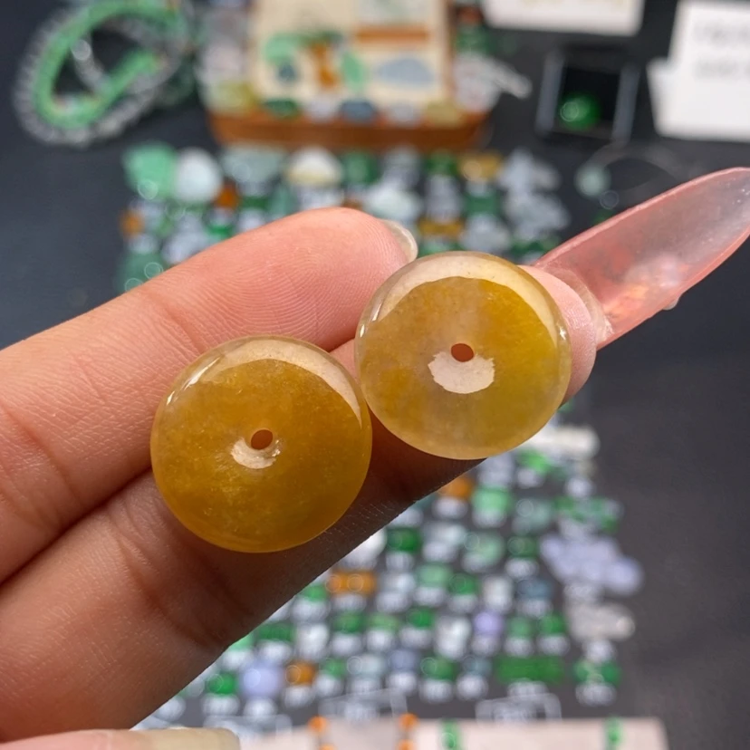 【闪购商品】翡翠挂件未镶嵌扣子