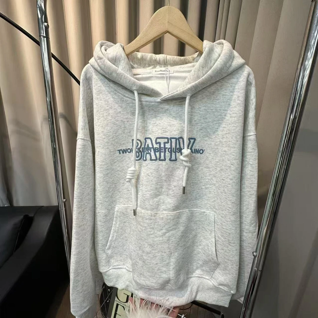 901-1-BQ花灰色连帽卫衣（80-135）