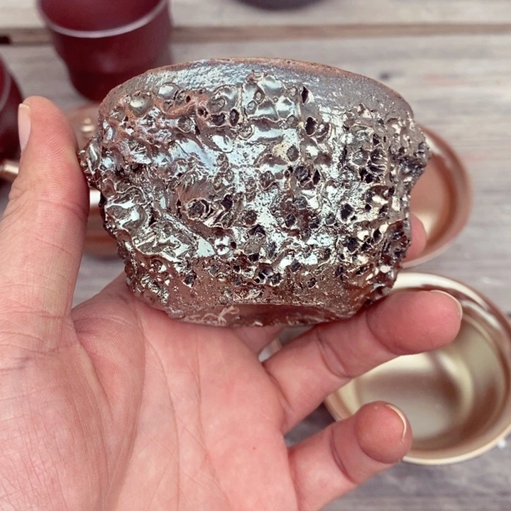 柴烧茶具陶瓷杯子