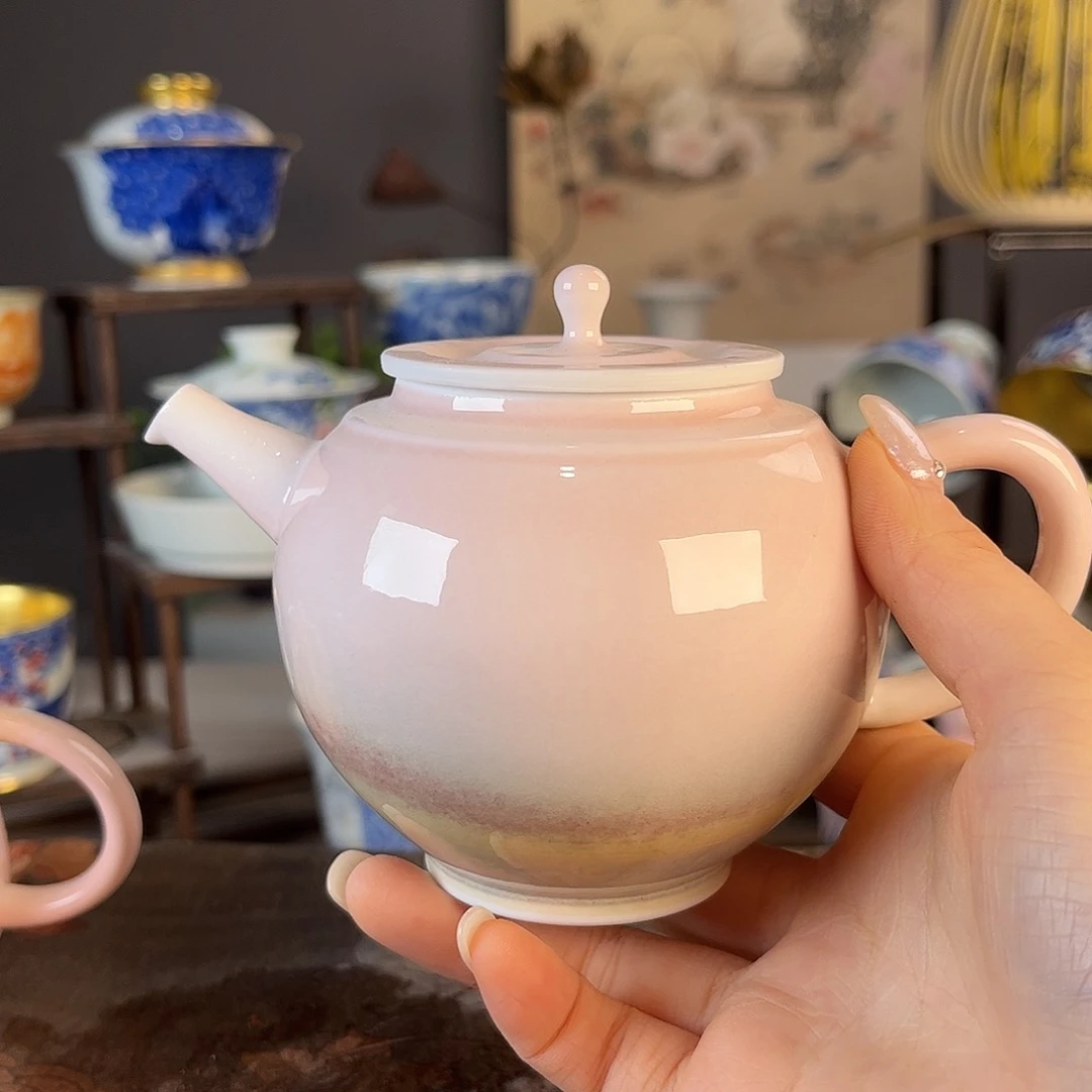 摆件景德镇陶瓷茶杯多人