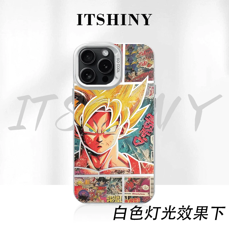 悟空手机壳彩银二次元适用于苹果华为荣耀小米VIVOPPO一加