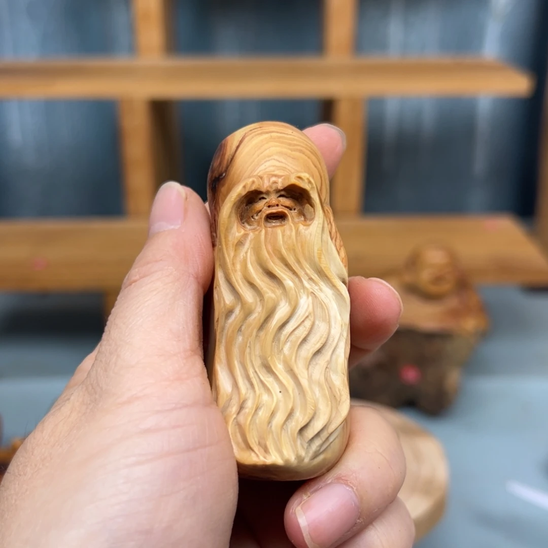 柏木崖柏木摆件手把件46