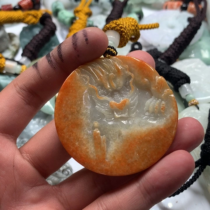 颈饰未镶嵌翡翠保真天然a货翡翠
