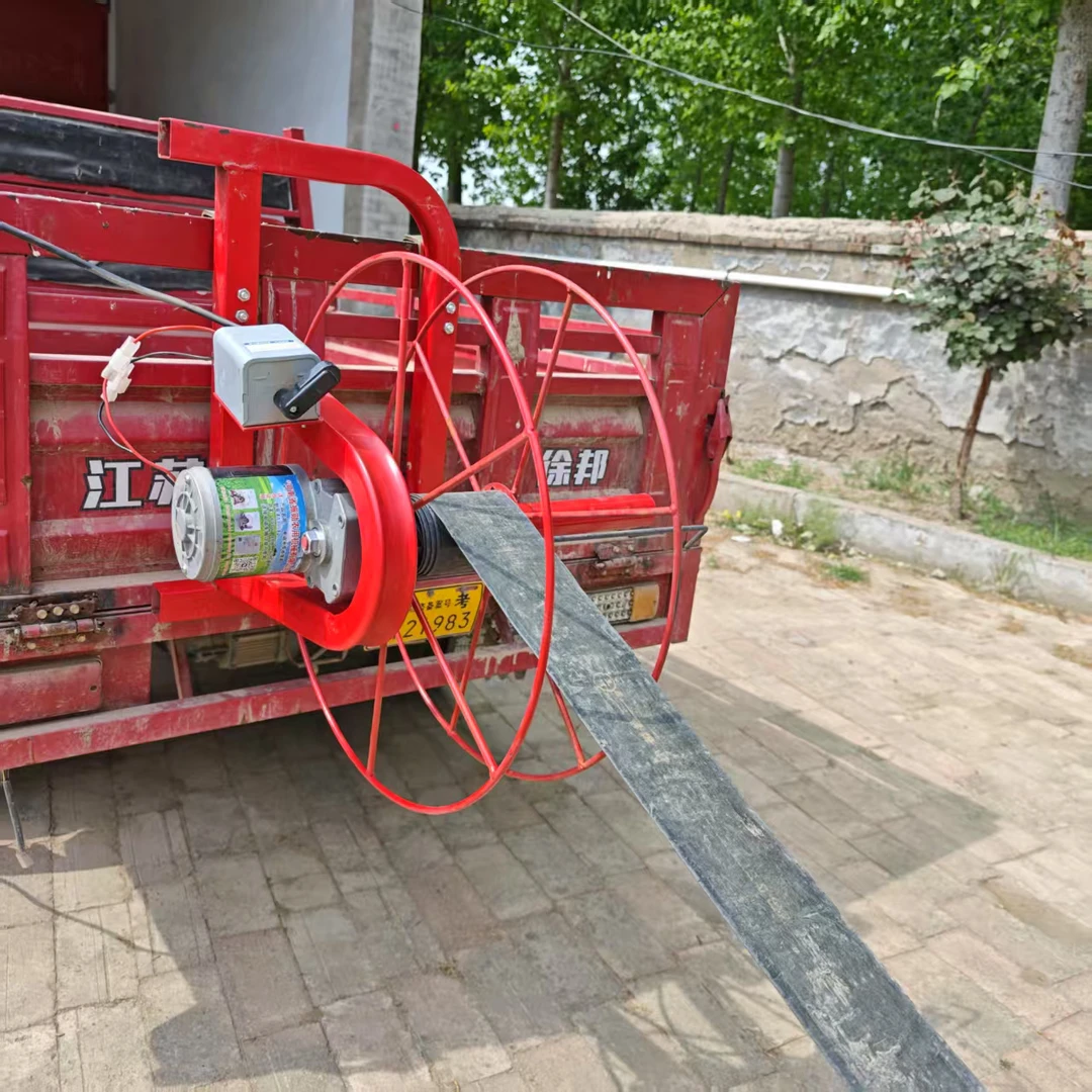 小款挂车电动水带收放器，配置倒顺开关,3米连接线