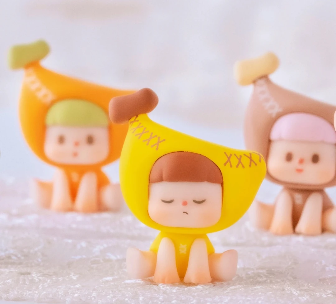 【拆盒】不二蕉小可爱系列萌粒潮玩盲盒可爱摆件礼物【不支持退换】