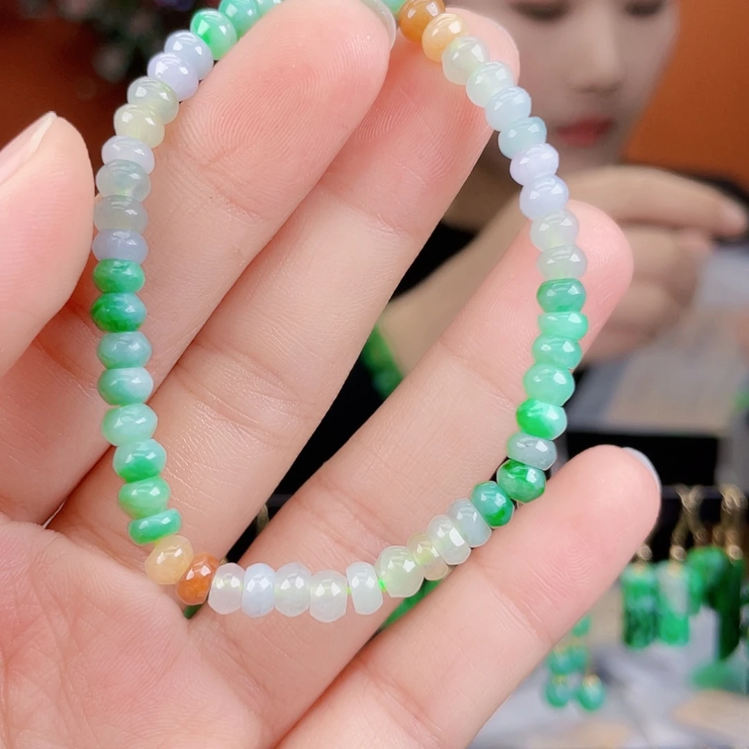 翡翠未镶嵌耳饰饰品