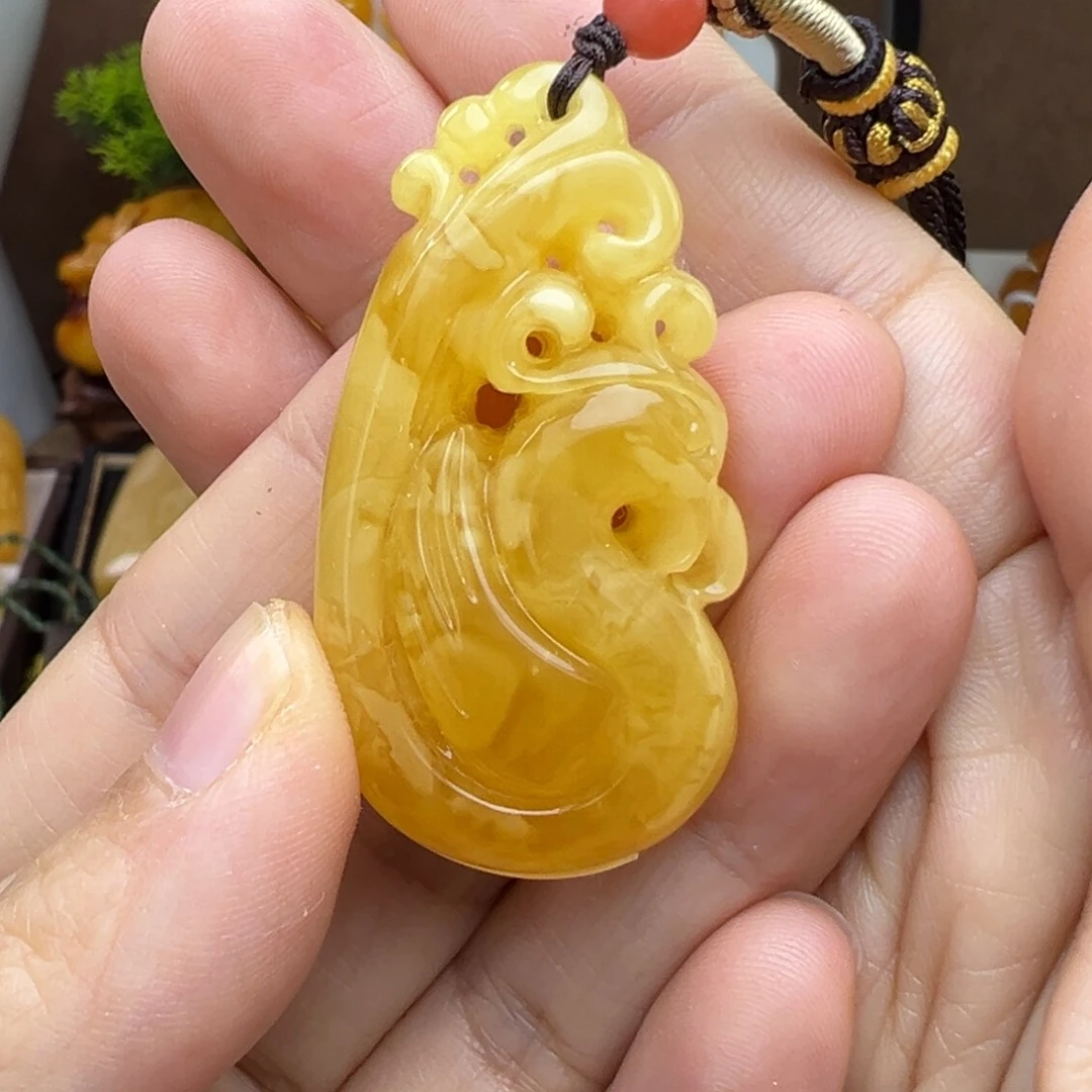 蜜蜡吊坠(赠链)未镶嵌