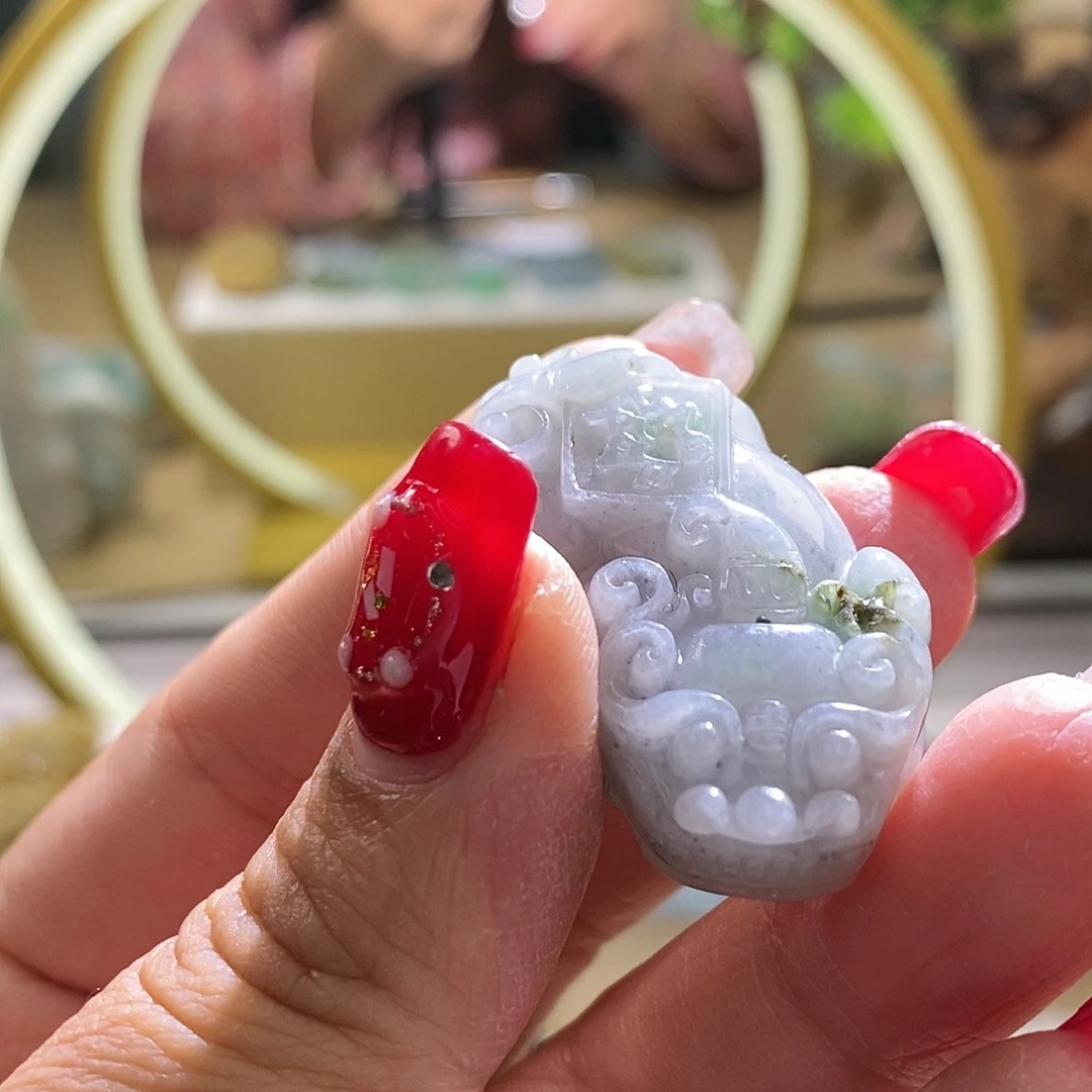 【闪购商品】翡翠颈饰未镶嵌貔貅