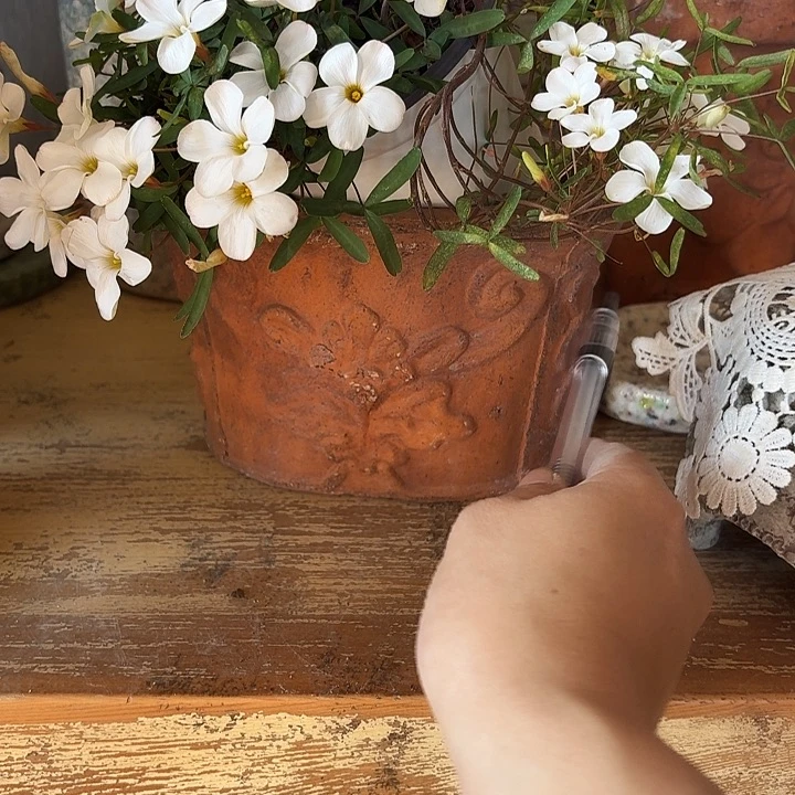 许纯的花房 椭圆复古色微瑕