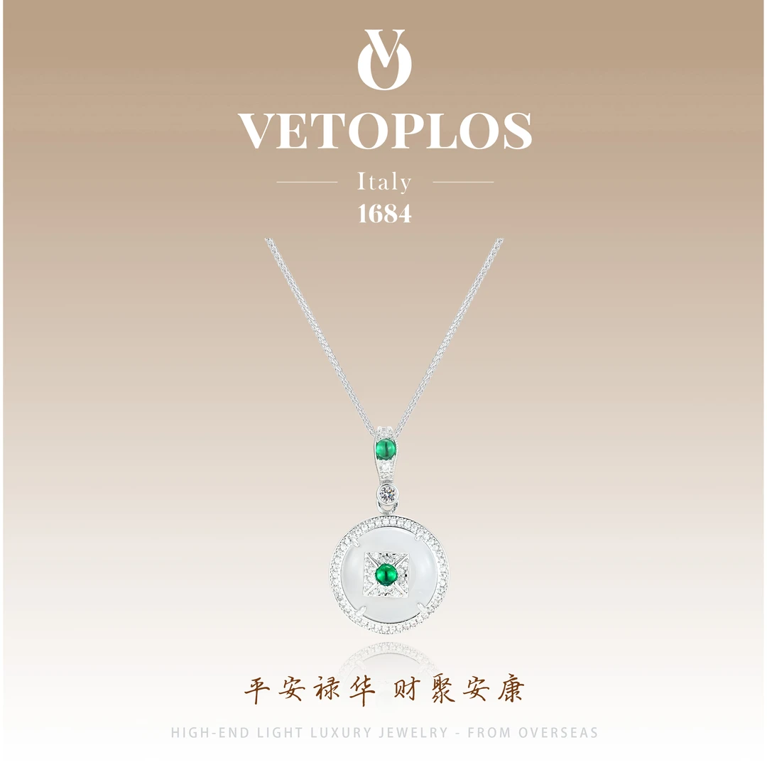 【平安禄华】Vetoplos秋上新国风复古项链F5259