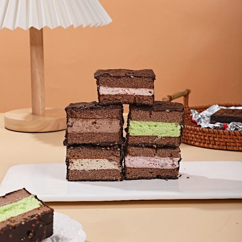 【8盒7个口味】奉天福麦MCT巧克力派蛋糕草莓蓝莓多口味70g