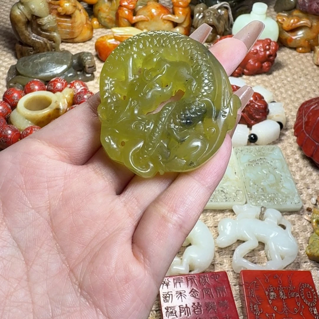 白玉菩提吊坠挂件