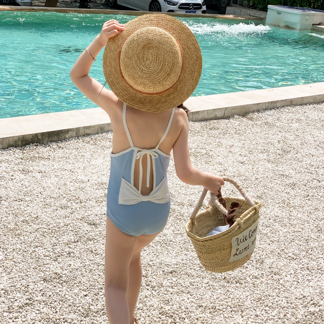 儿童泳衣女童连体衣可爱女孩女宝婴幼儿2岁3岁宝宝速干游泳衣07