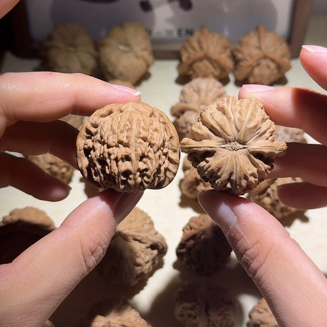 吊坠文玩核桃白狮子