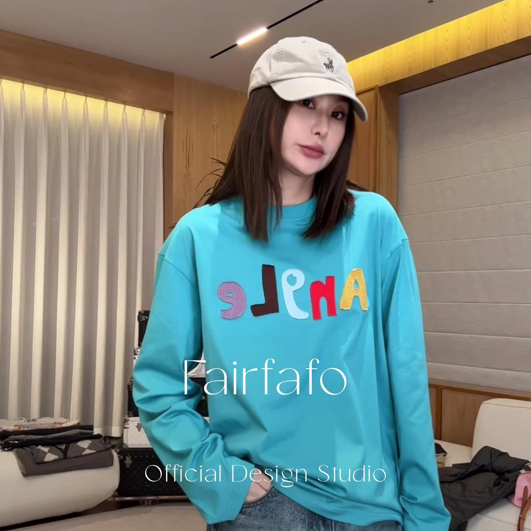 【贴布字母绣长袖】CXBL57157