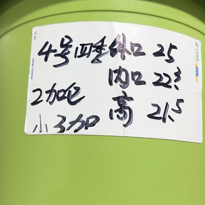 特价4号四季口25高21.5果绿无托8只