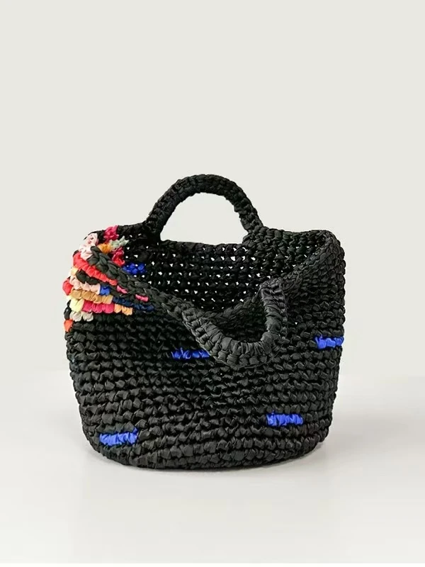 Nubikk 手工编织提花手提包