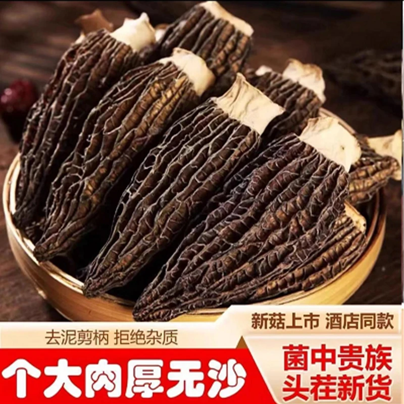 【高山原产】2025年头茬羊肚菌5-8cm产地直发高山种植