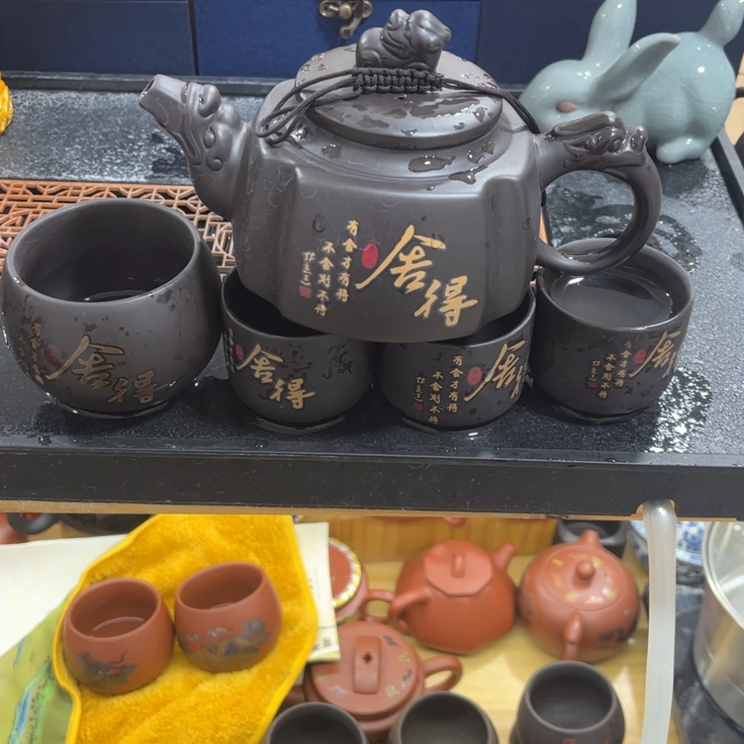 紫砂茶杯紫砂壶一壶4杯