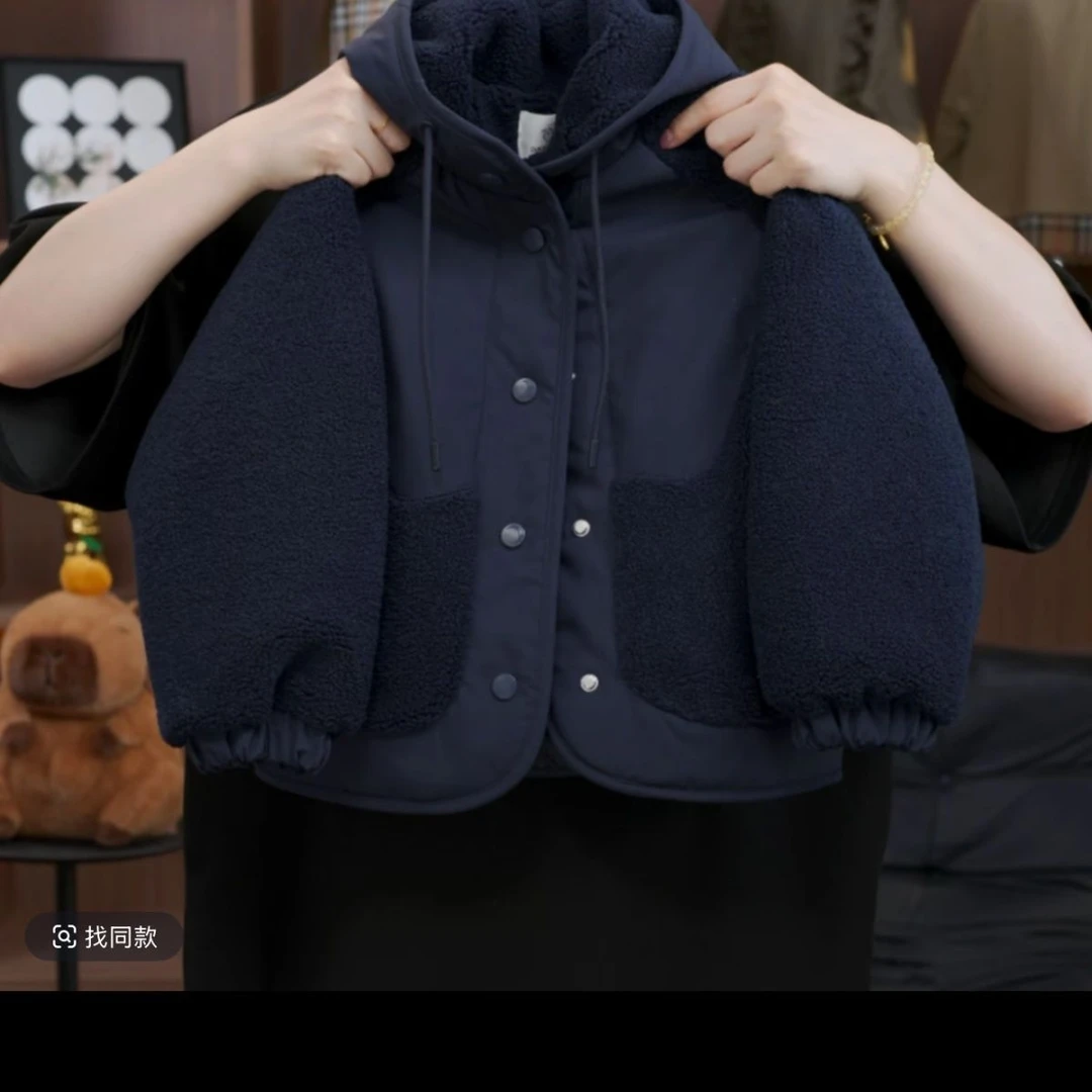 男女童冬季外套2025新款儿童韩版棉服宝宝洋气加绒厚连帽保暖棉衣