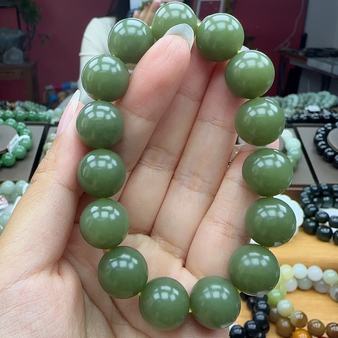 和田玉未镶嵌手串