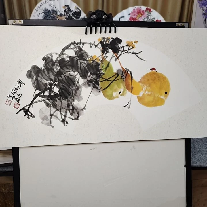 国画张圣敏老师纯手绘作品
