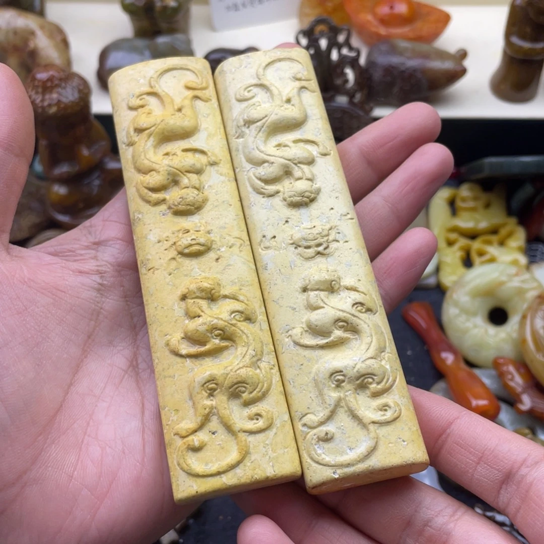 未镶嵌蛇纹石玉颈饰146