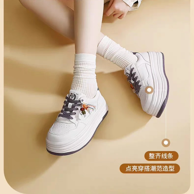 高蒂25秋小白鞋休闲女鞋学院风54390-603