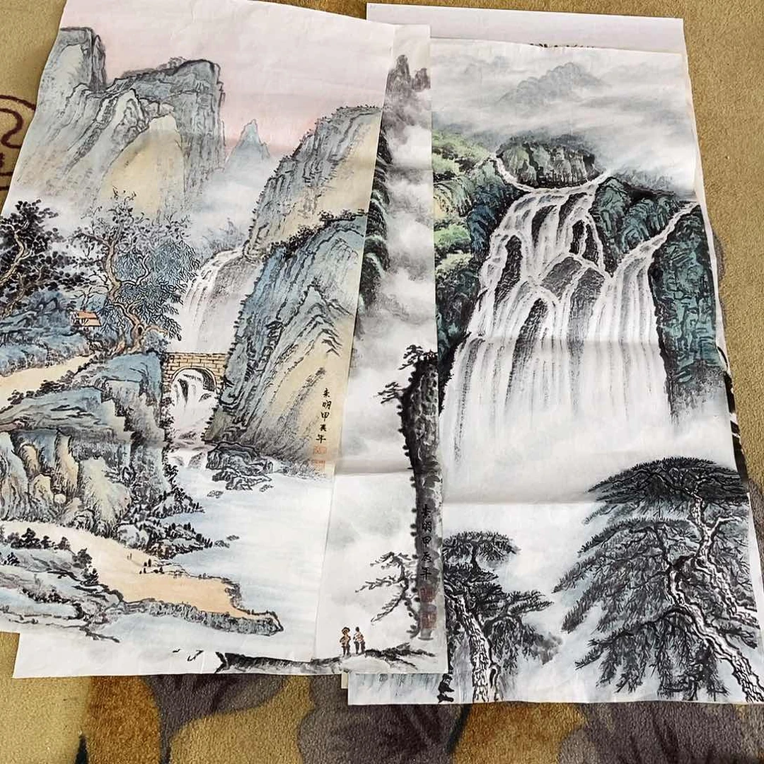国画润**物手绘作品欣赏50.100