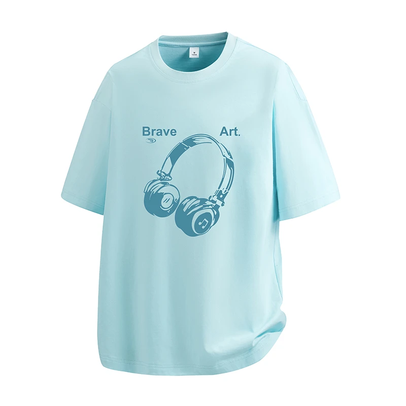 国潮牌美式撞色条纹短袖T恤女夏2025超火宽松设计感小众情侣上衣