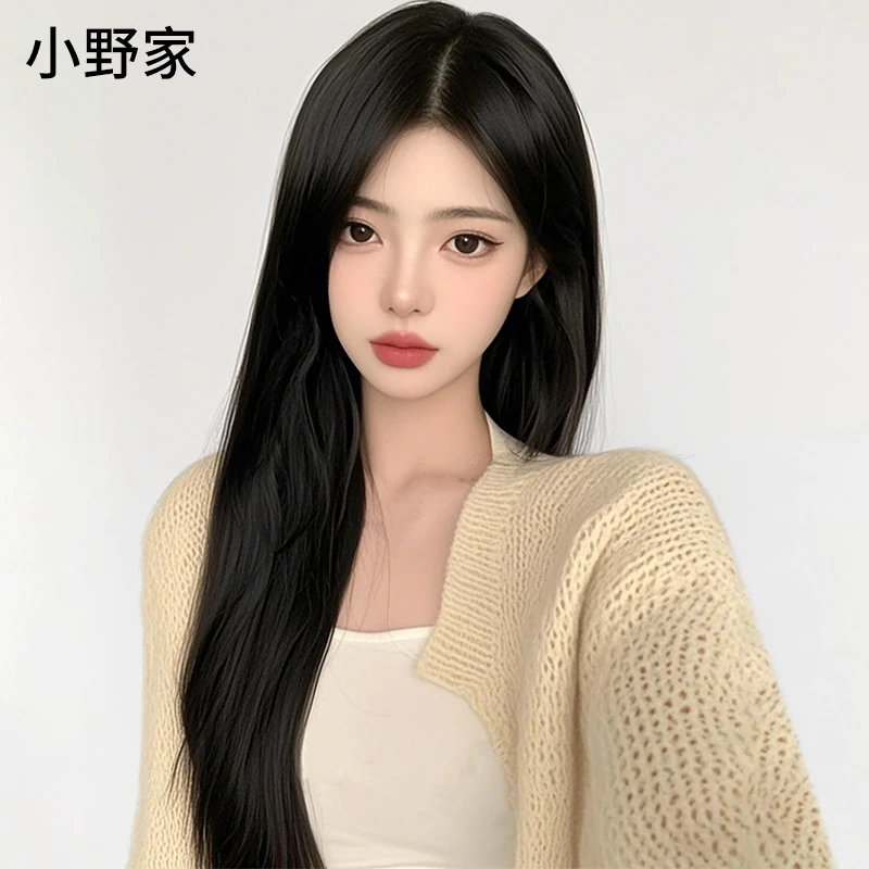 【小发碗】小野家大面积补发片黑棕无痕假发片头顶隐形蓬松假发女款