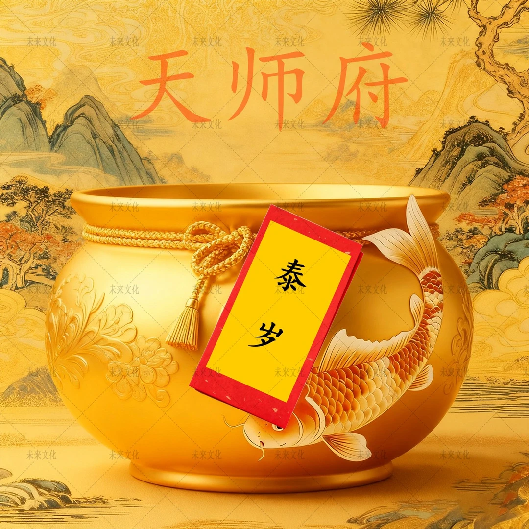 1号泰穗【师傅推荐】生肖龙虎山福贴挂饰