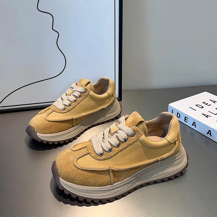9811头层牛皮百搭超轻手工阿甘鞋