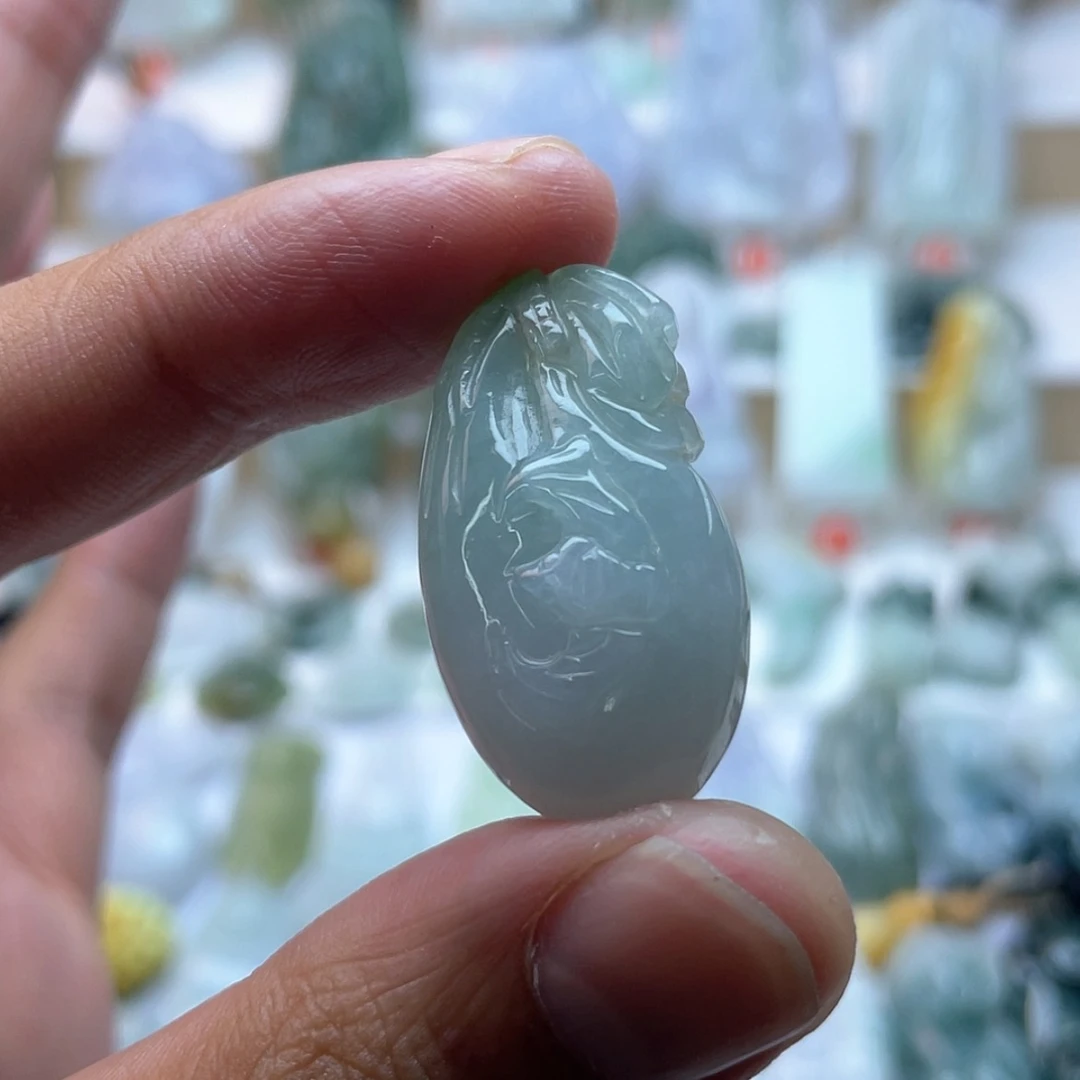 【闪购商品】颈饰未镶嵌翡翠钱袋