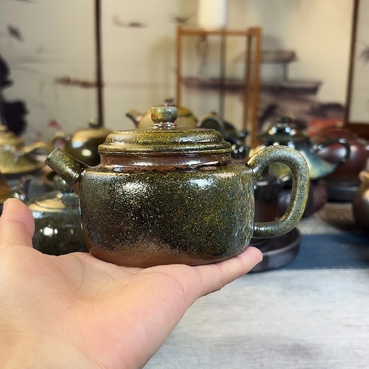 壶柴烧紫砂壶德钟