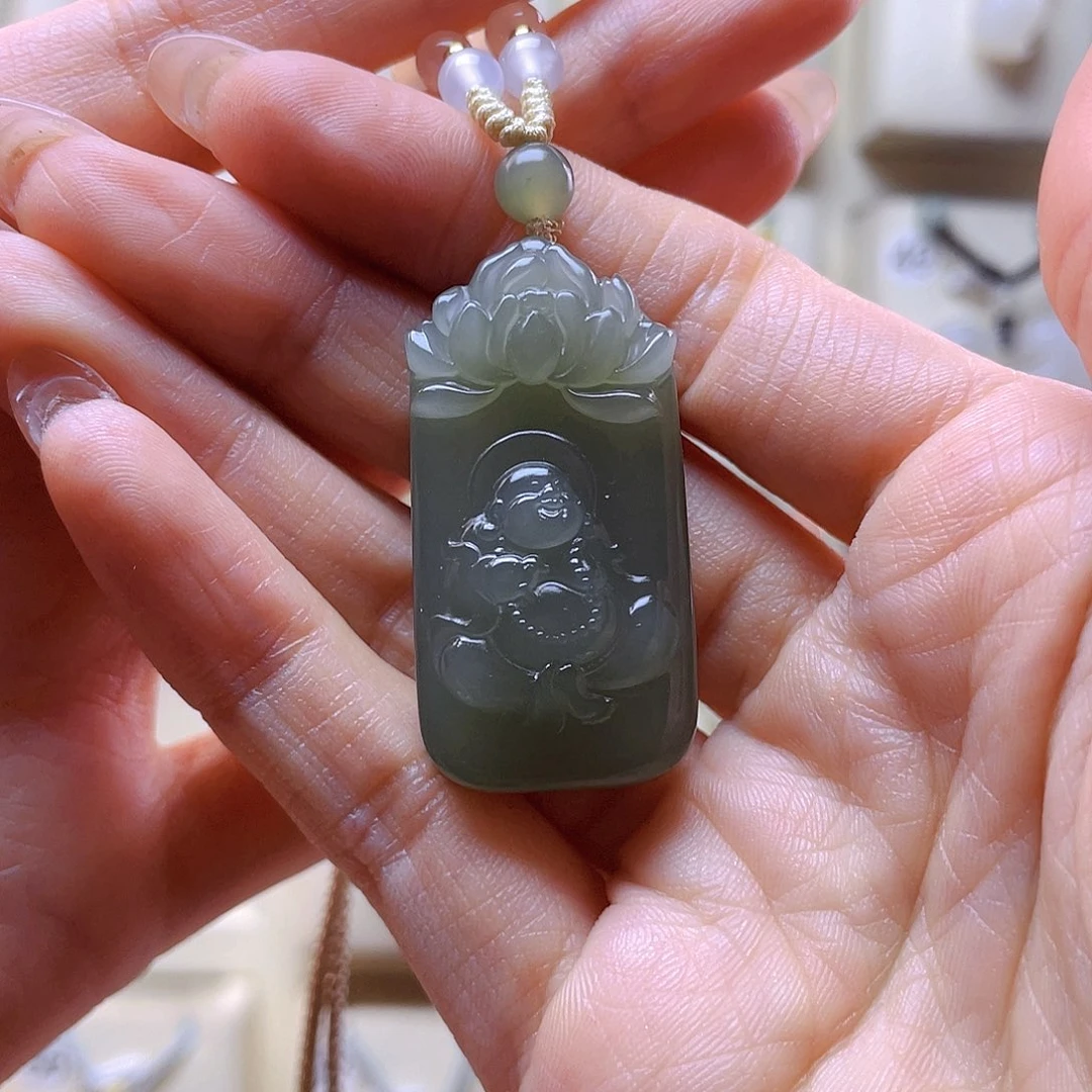 和田玉吊坠(赠链)未镶嵌