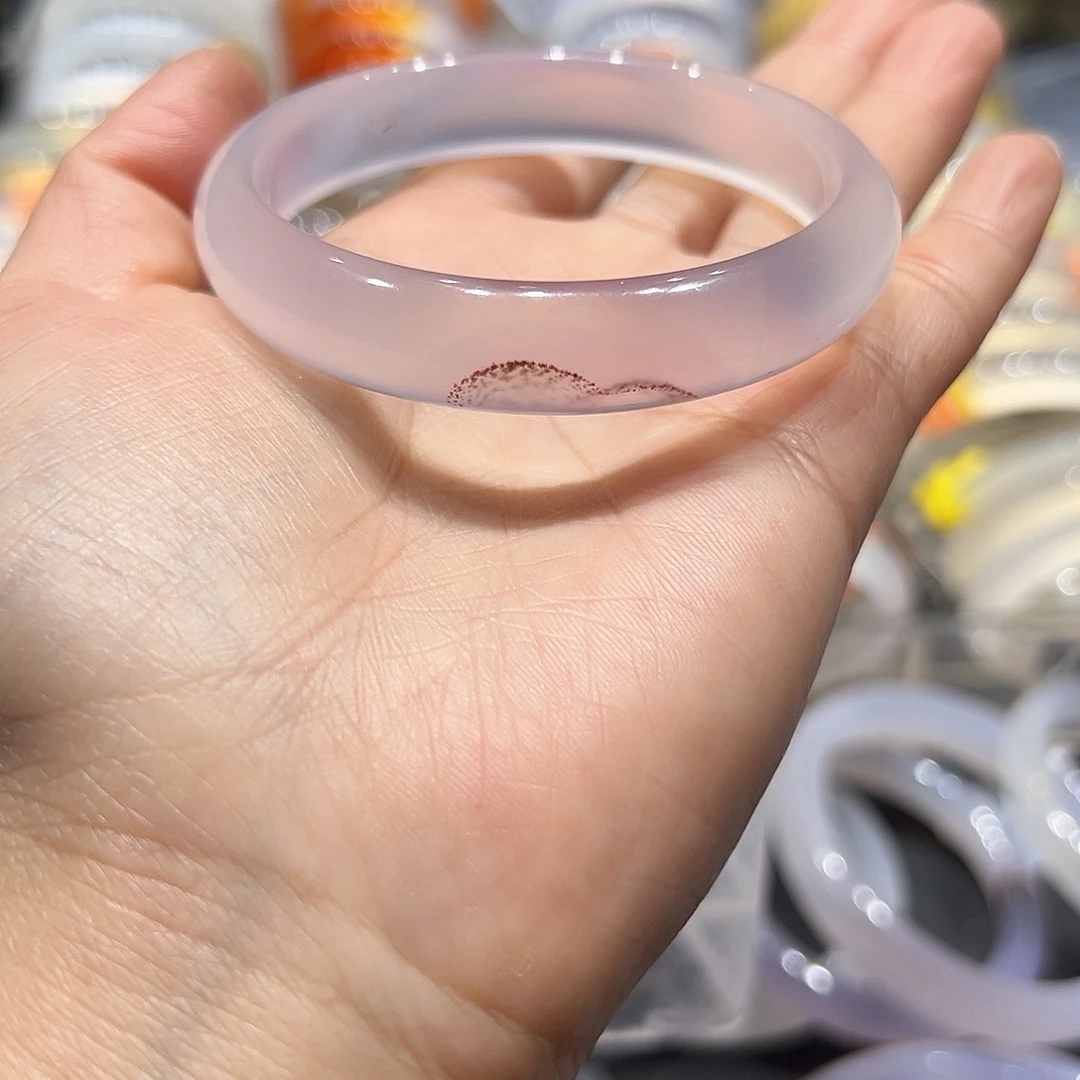 三***毛玛瑙/玉髓未镶嵌手镯