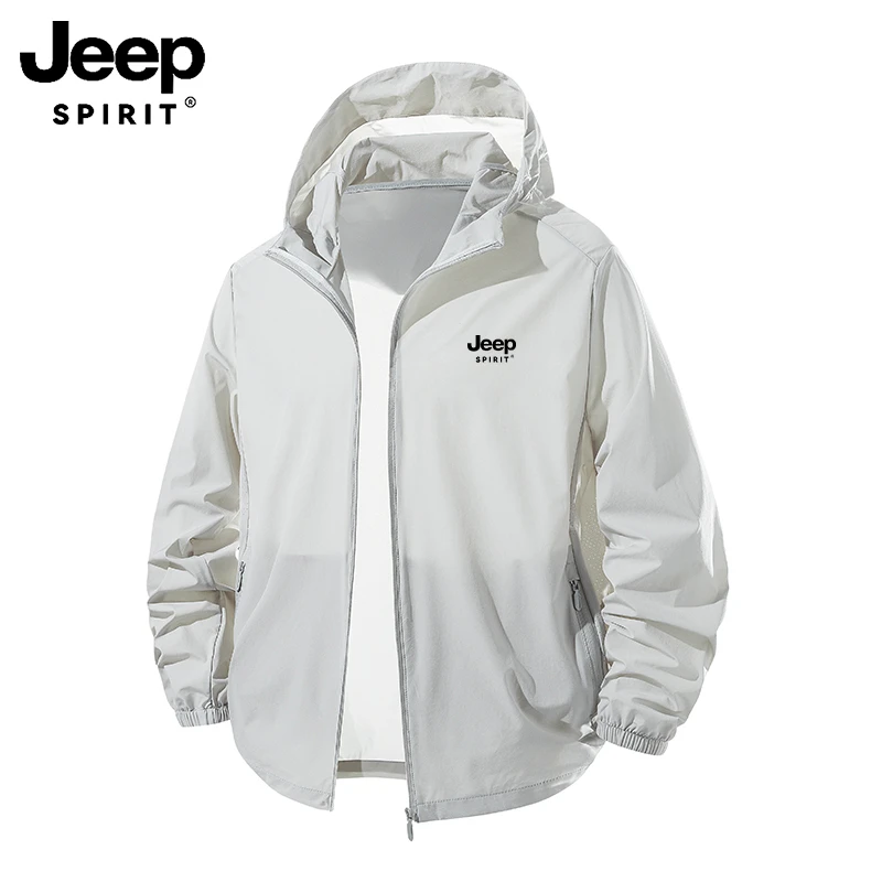 JEEP防晒衣男女款2025夏季新款冰丝防紫外线轻薄户外钓鱼防嗮服男