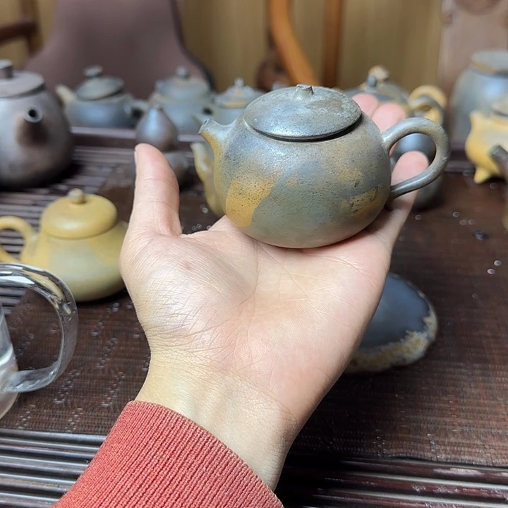 茶壶紫砂坭兴陶柴烧