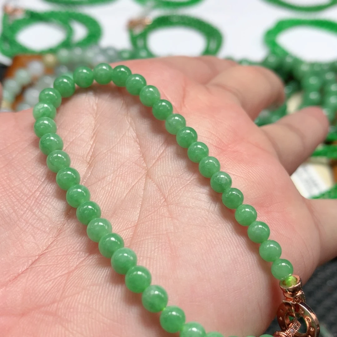 未镶嵌手链翡翠翡翠