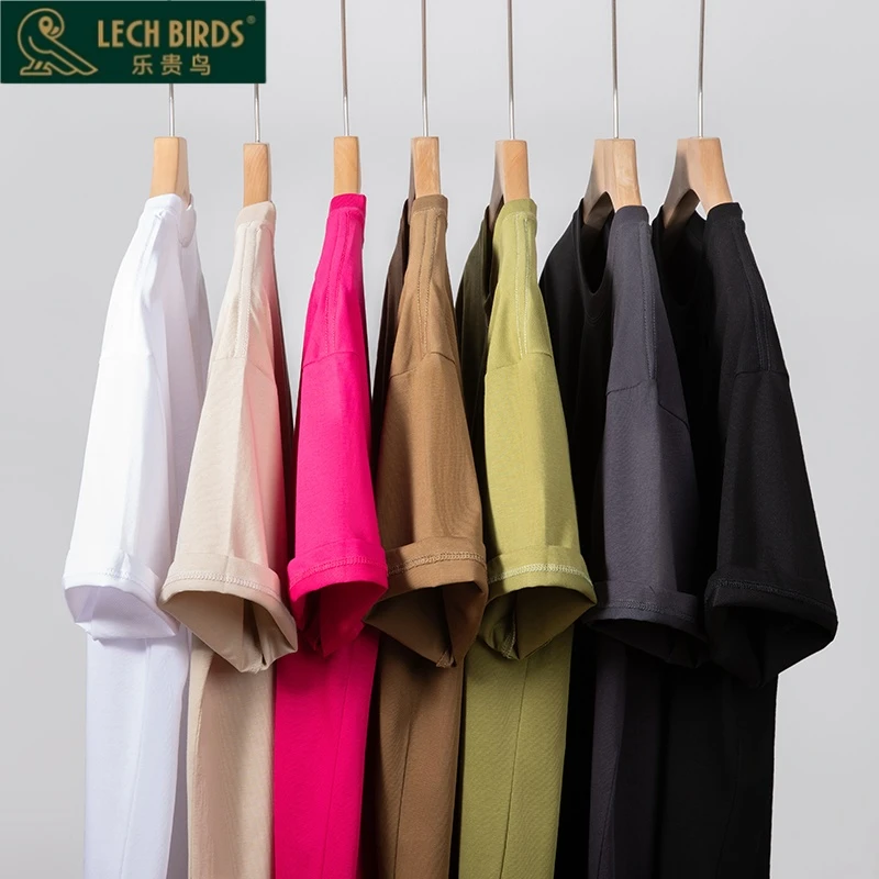 乐贵鸟2025夏季男士女士新款柔软舒适宽松时尚短袖T恤B11