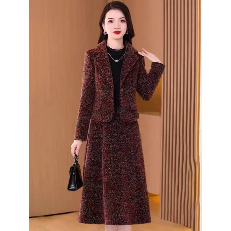 1136小香风礼服两件套装连衣裙上档次两件套连衣裙