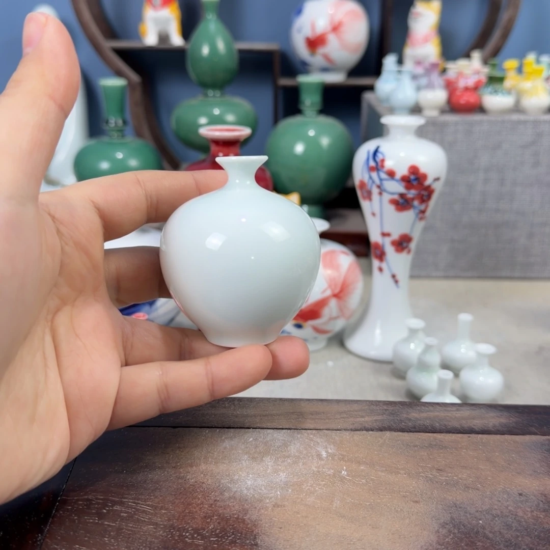 陶瓷手工小花器摆件