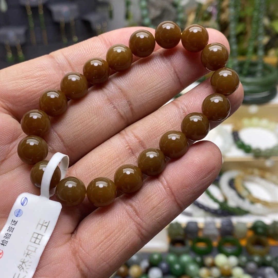 和田玉（糖玉）手链未镶嵌51