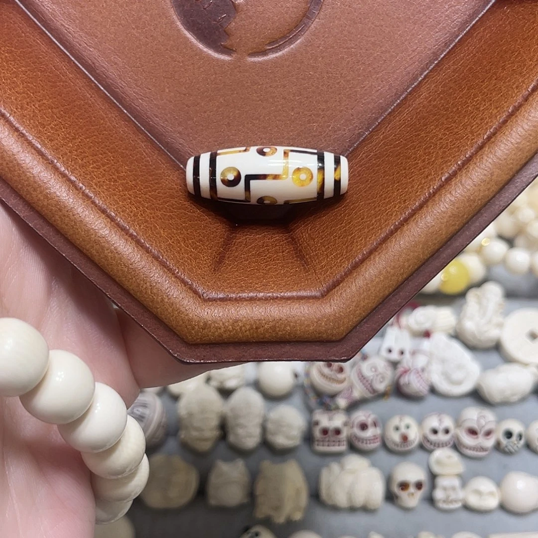 猛犸象牙手串/手链/手镯九眼天珠