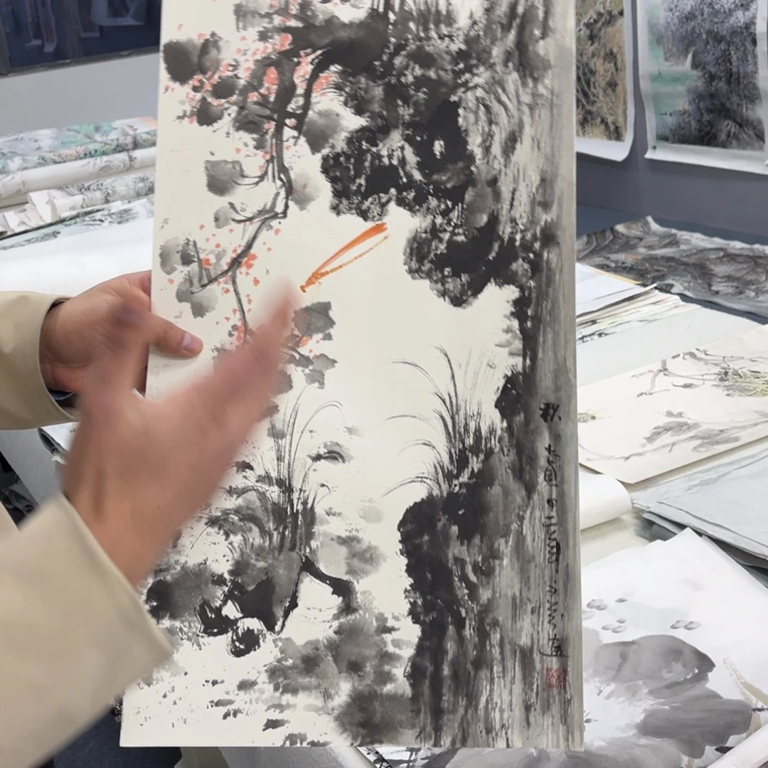 国画手绘画作品和绘画