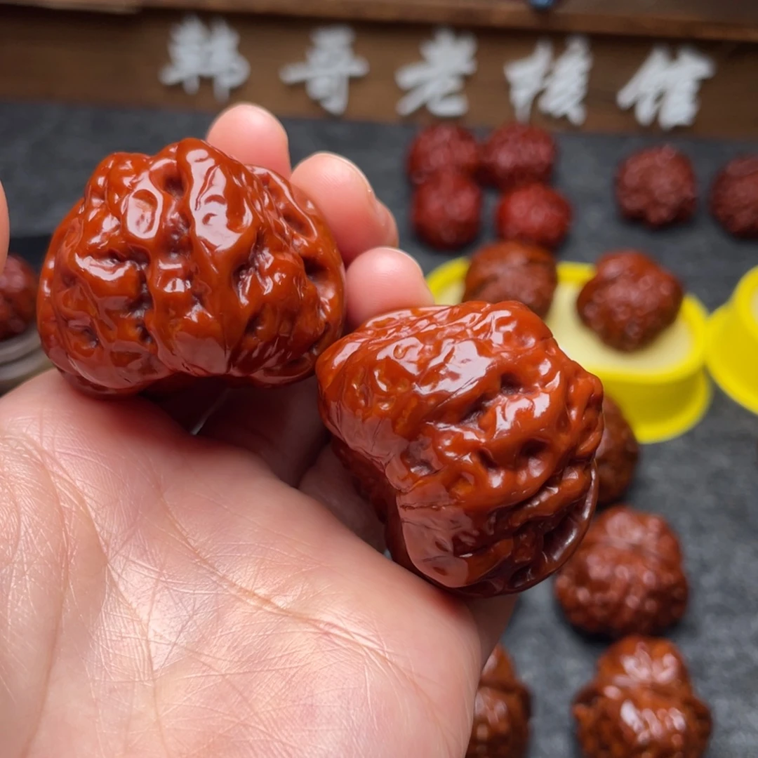 吊坠文玩核桃文玩核桃 手把件 蛤蟆头 41