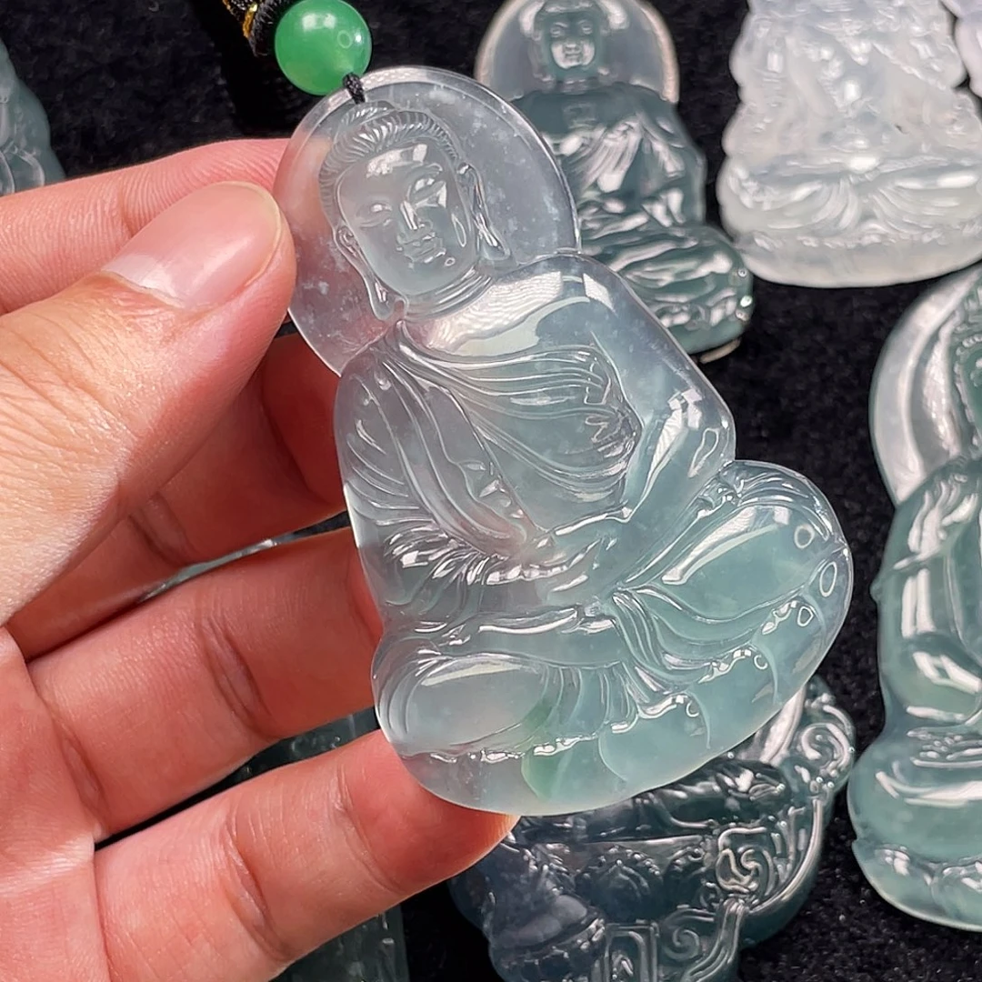 翡翠未镶嵌颈饰6，