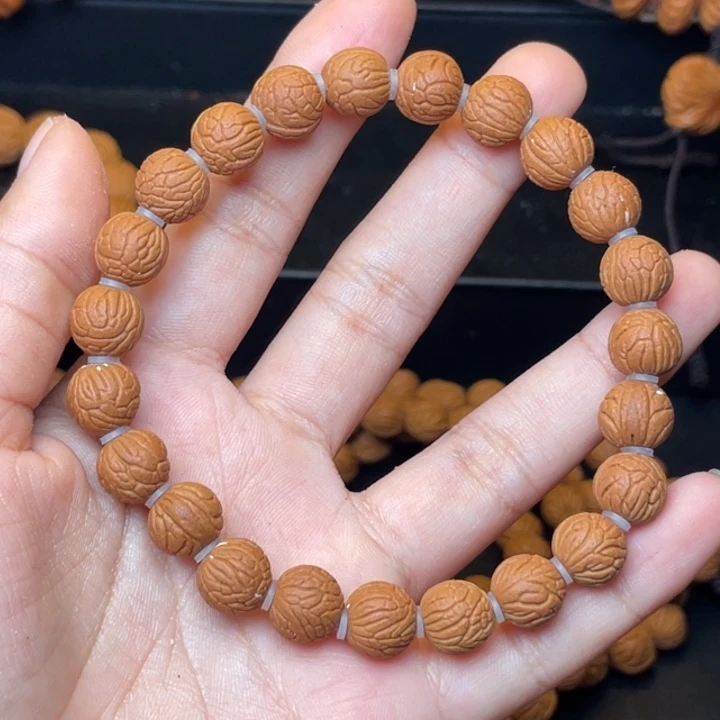桃核手串聚宝盆10